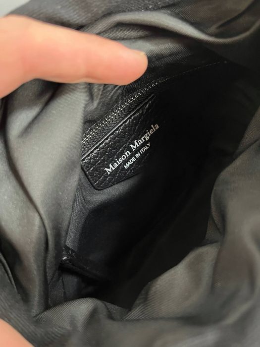 Maison Margiela 5AC Camera сумка чорна шкіряна унісекс чоловіча — zdjęcie 4
