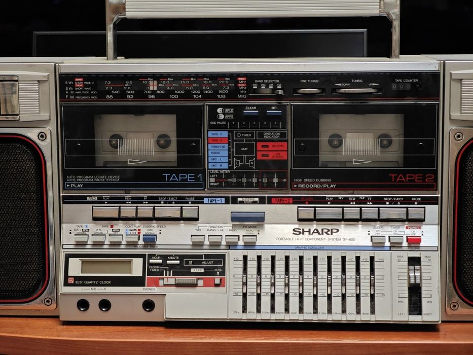 SHARP GF-800Z(S), Настоящий Японский SHARP из 80-х!