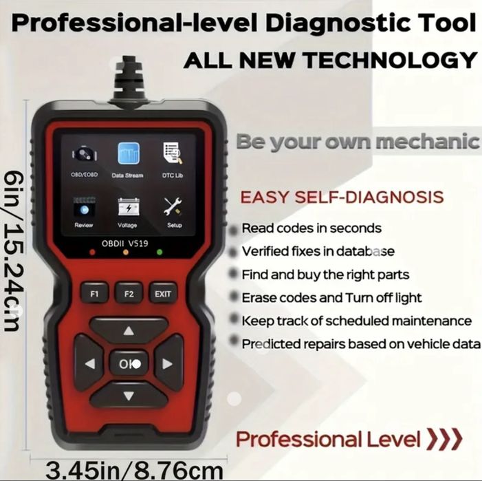 Profesjonalny skaner diagnostyczny OBD2