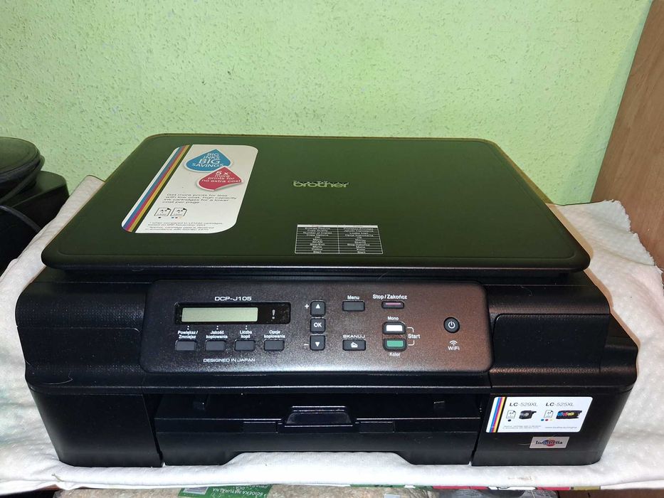 Drukarka BROTHER DCP - J 105  -  WIFI  Tusze kolor