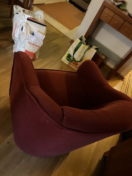 Poltrona/Sofá Boudeax/Vermelho