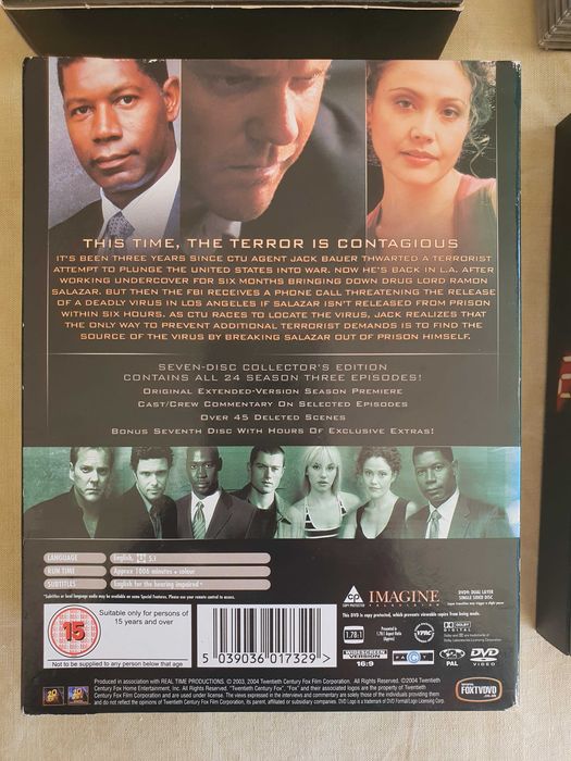 Used DVDs of the TV Series '24 Hours', Seasons 2 and 364553176241793123