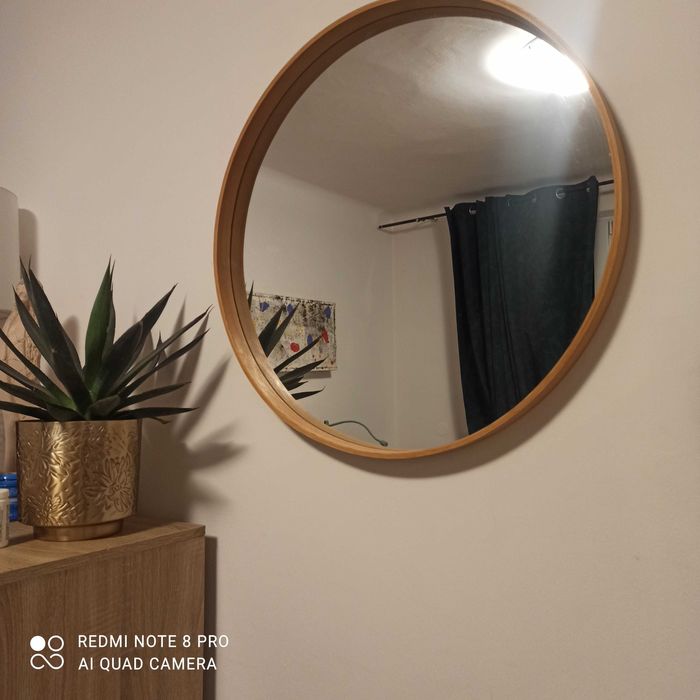 Lustro wiszące okrągłe