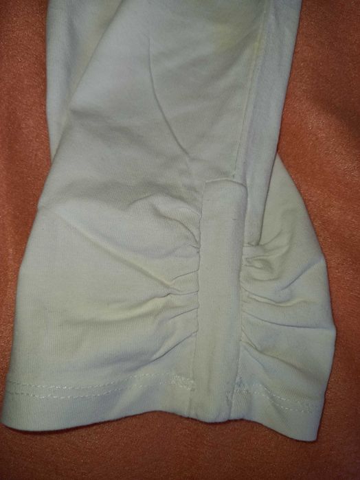 Corsários brancos malha fina - M - Bershka