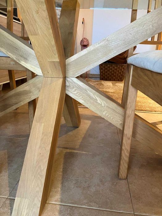 Mesa vidro carvalho 100 x 200