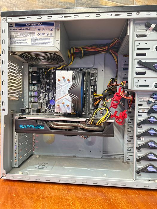 Компьютер Ryzen 5 4500/ A320/ 8GB/ 550W/ 500GB/ SSD240/ RX 580 8GB