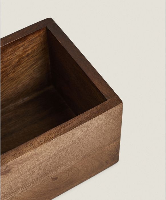 Caixa Madeira Metal Zara Home NOVO