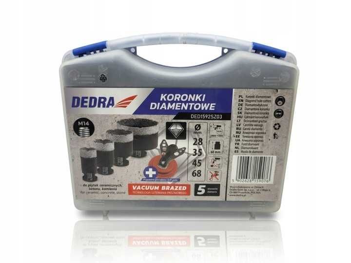 Koronki diamentowe Dedra DED1592SZ03 zestaw narzędzi diamentowych