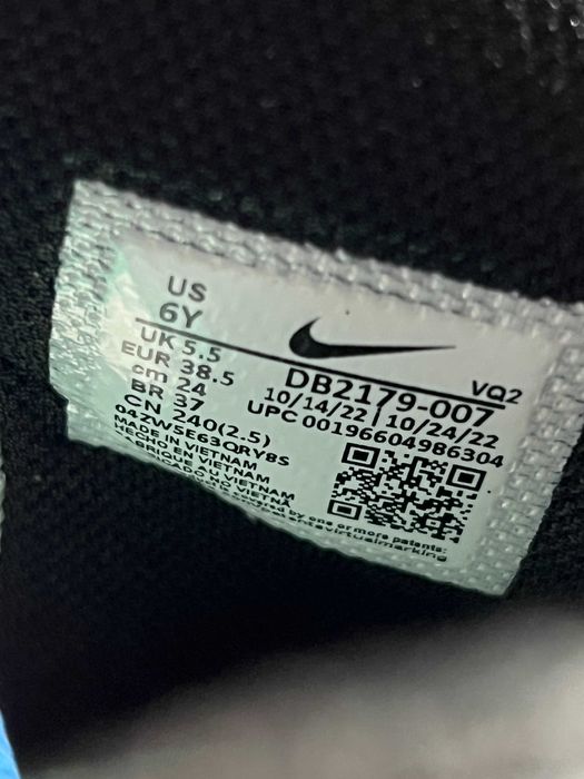 buty damskie skórzane sneakersy nike dunk high 38,5