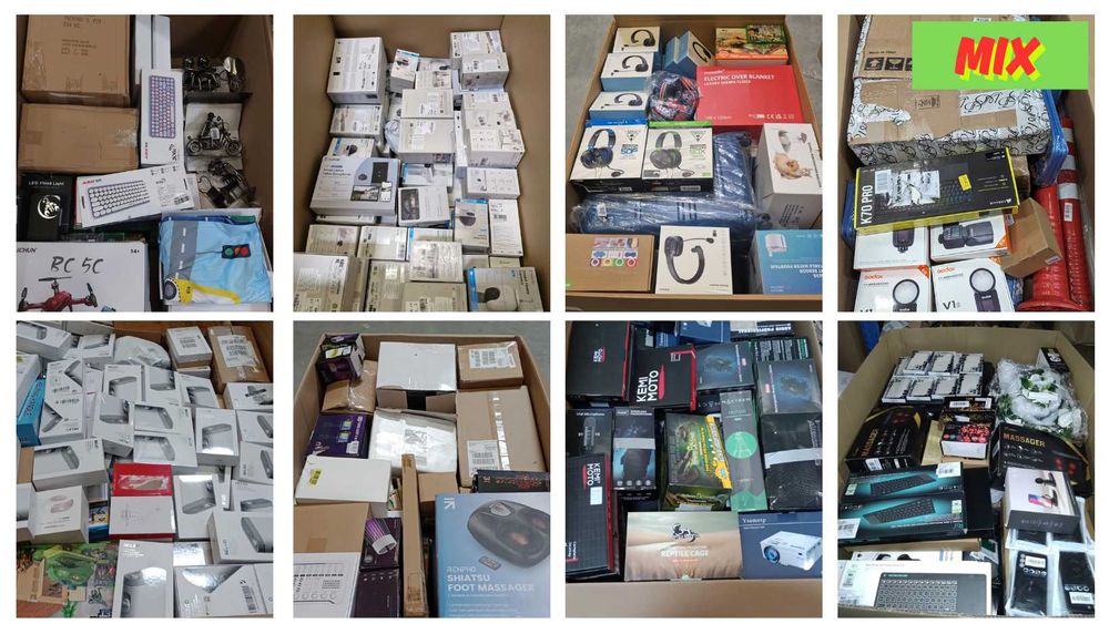 Palety, Zwroty konsumenckie, Nadwyżki magazynowe