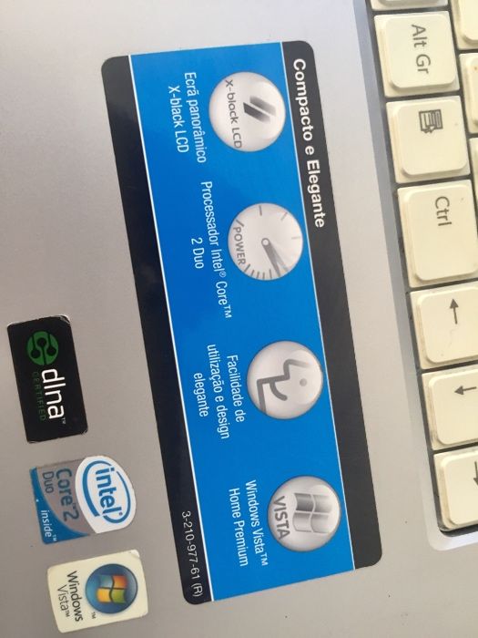 Computador portátil Sony Vaio branco