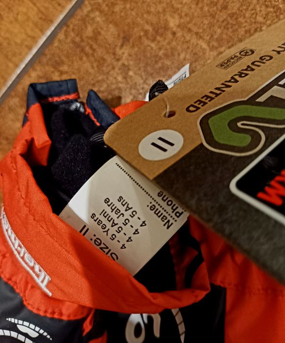 Rękawice narciarskie dziecięce Level Lucky czerwone SPIDER-MAN 4-5 lat