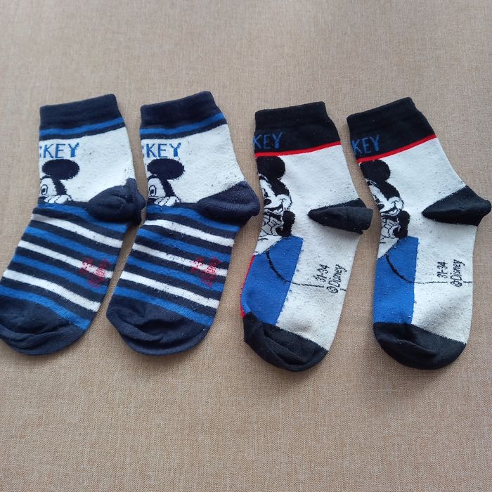 Skarpetki chłopięce, myszka Mickey, r. 31-34 Zestaw