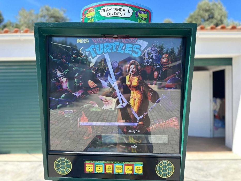 Máquina Flippers PINBALL TURTLES completamente restaurada.