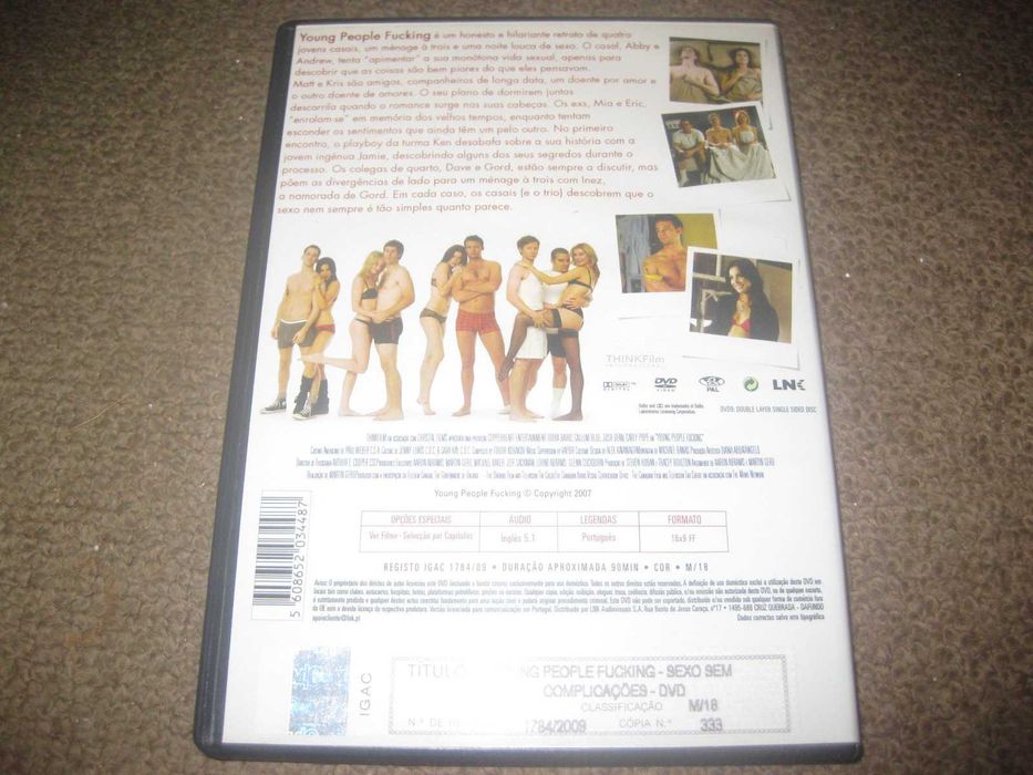DVD "Young People Fucking- Sexo Sem Complicações"