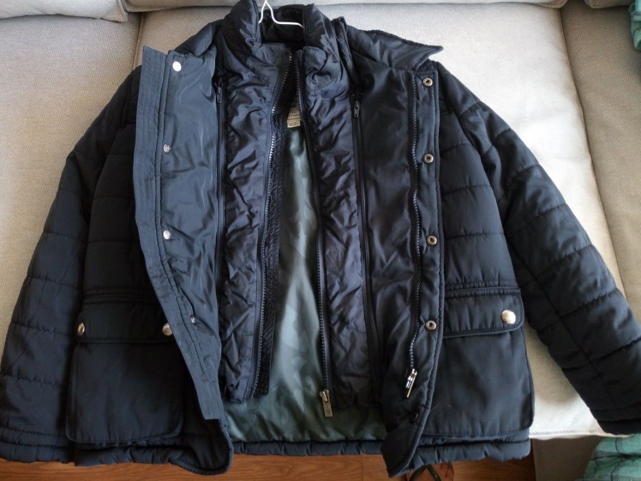 Casaco alcochoado, azul escuro, 9-10 anos, da Massimo