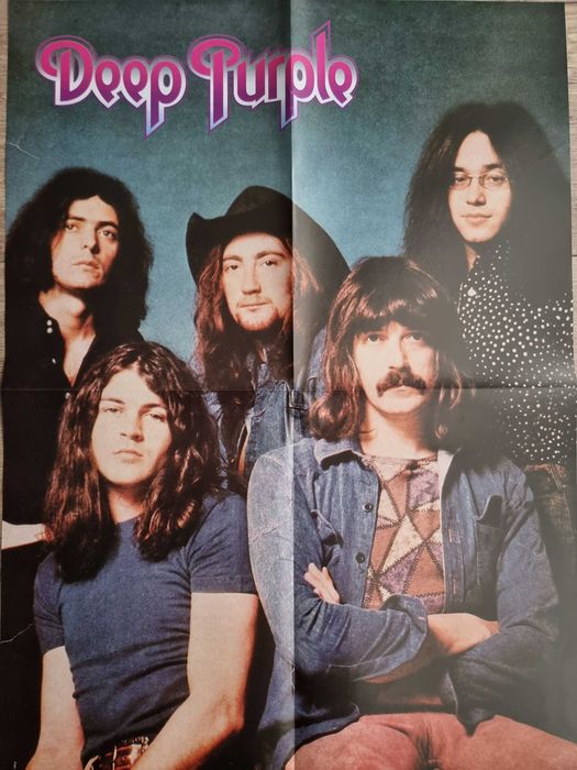 Plakat Deep Purple z 2019 r, 40 x 55 cm format A2 – Nowy, Stan Idealny