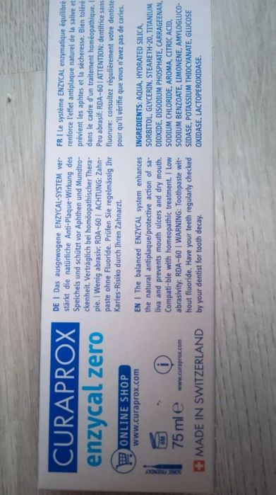 Pasta do zębów "Curaprox