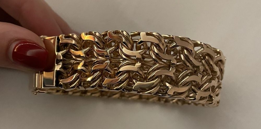 # браслет#бисмарк#длина 24 см# золото 585#под заказ#