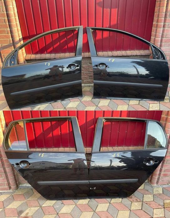 Двері Чорні Volkswagen Golf 5 Хачбек Передні Задні