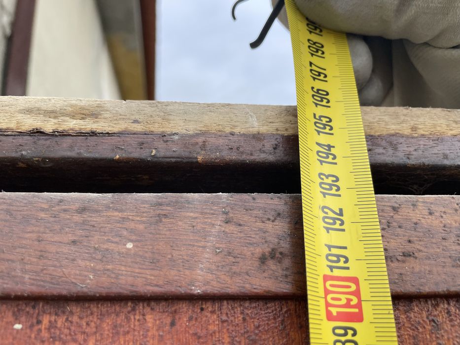 5 Portas de mogno castanho, 20€ cada