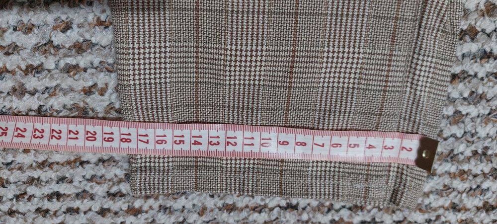 Чоловічі штани massimo dutti slim fit, клітинка
