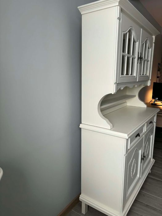 KREDENS styl Rustykalnych BIAŁY elegancki i stylowe