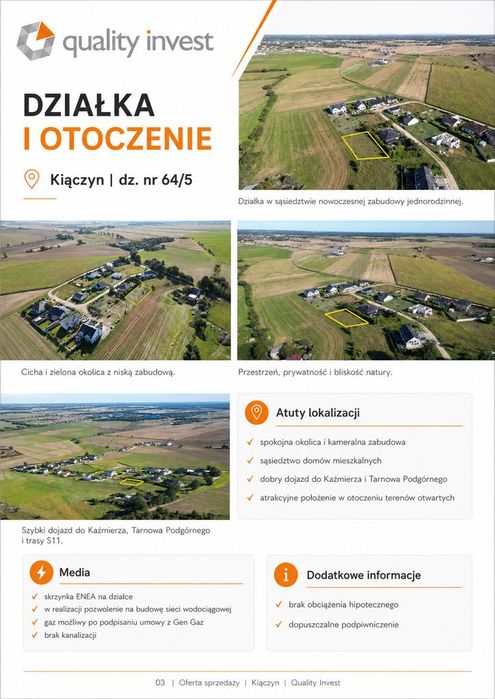 Działka Budowlana Z Pozwoleniem Na Budowę Domu | Kiączyn | 905 M² - Widok 4