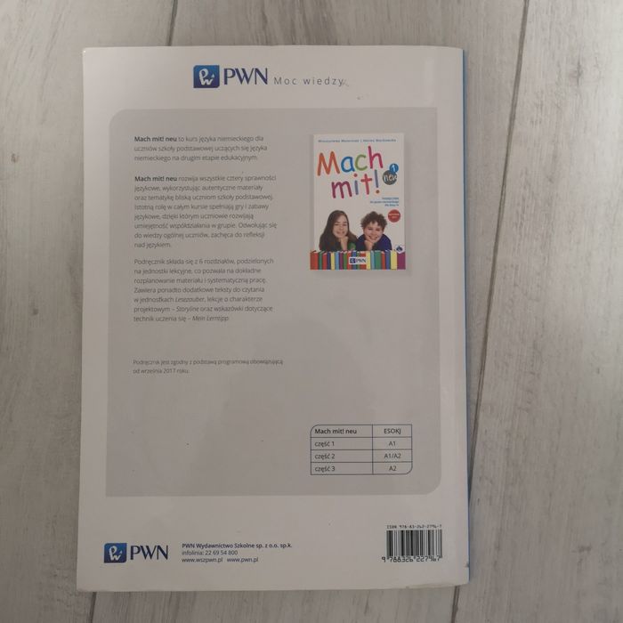 Mach mit 1 neu - podręcznik z niemieckiego do klasy 4