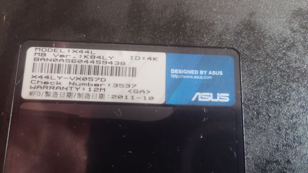 Ноутбук Asus X44L