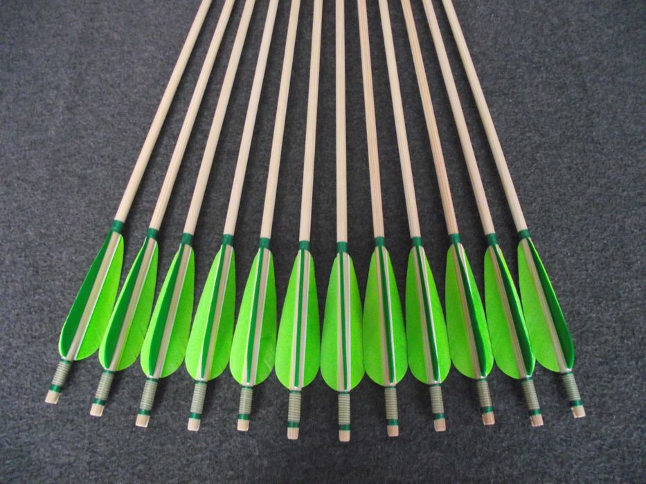 35-40 sosna 29" nr s114 Kpl strzał do łuku strzały strzała drewniana