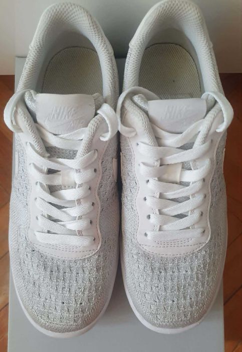 Nike Air Force 1 Flyknit 2.0 Pure Platinum | R. 39 / 24.5 cm | Oryginalne pudełko