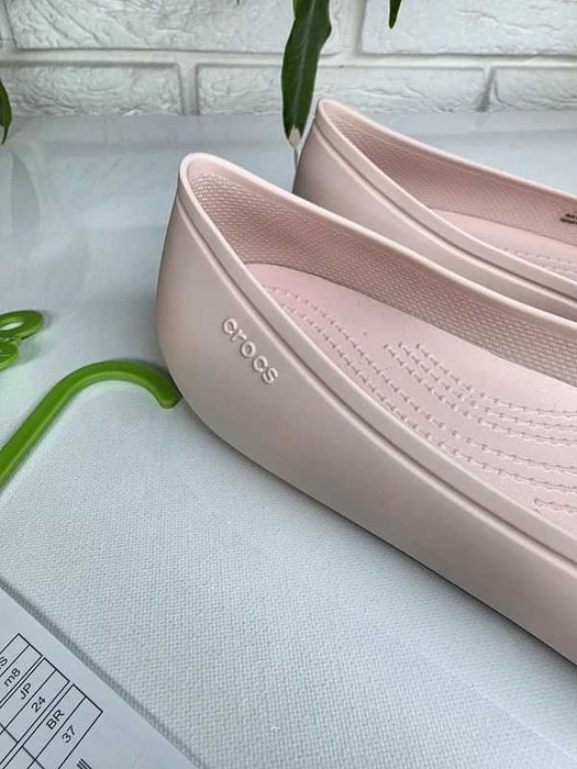 Baleriny crocs 38 39 w kolorze cielistym Crocsy baleriny 39