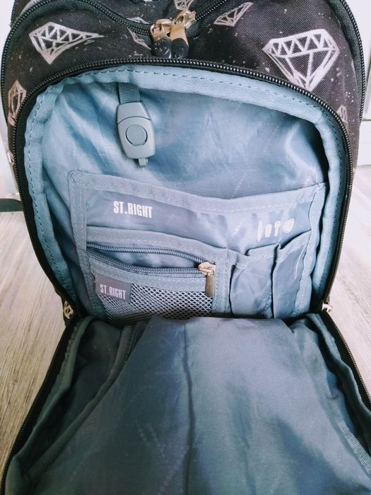 Plecak szkolny  St.Majewski w diamenty