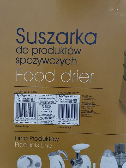 Suszarka do żywności Zelmer