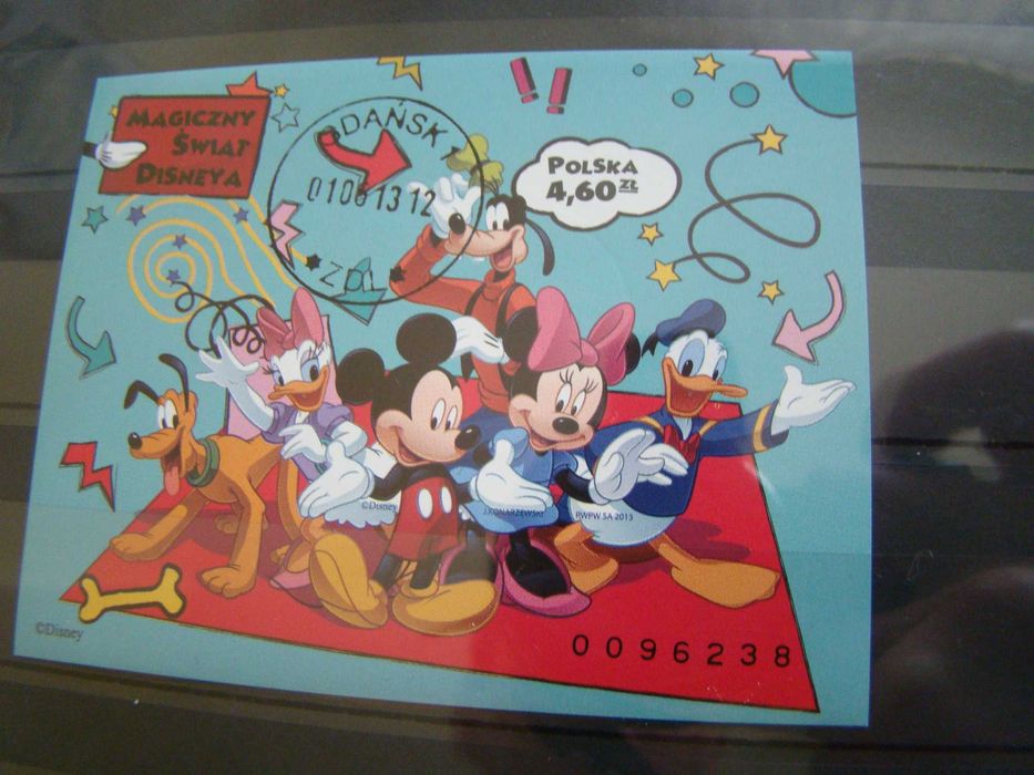 Znaczki Disneya - 2013 Polska Disney Magiczny Świat zestaw 4 bloczków