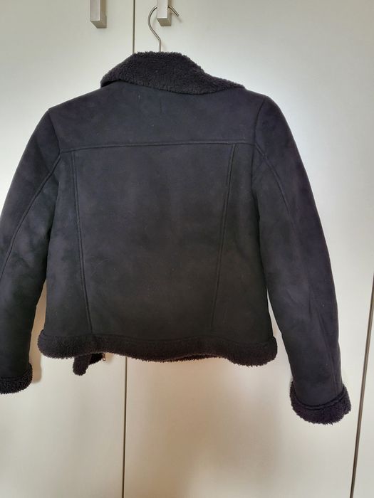 Sprzedam kurtkę Ramoneskę zamszową rozmiar S /36  158 cm
