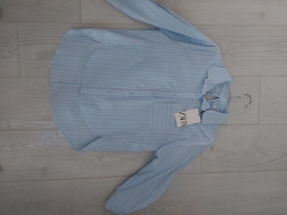 НОВА! Класнюча рубашка Zara оригінал для дівчинки