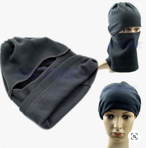 Балаклава лыжная термо-флисовая маска зимняя мото вело подшлемник