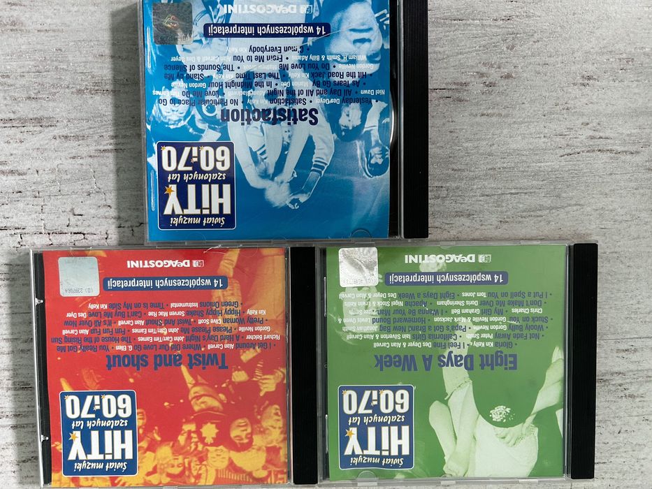 Hity Szalonych lat 60 i 70 3 Płyty CD