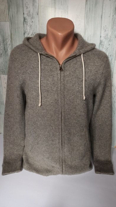 Мужская толстовка, свитер, худи на молнии из итальянского кашемира j.c