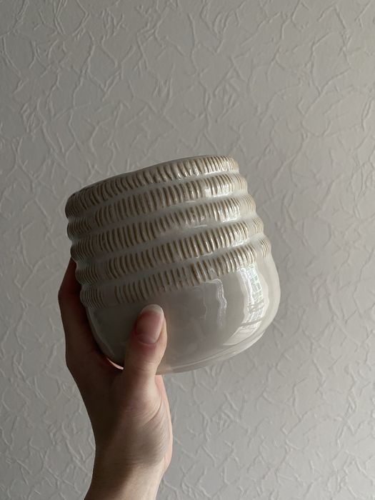 Кашпо керамічне для рослин