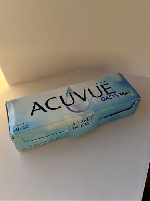 Acuvue Oasys Max, soczewki jednodniowe, wada -1, 26 sztuk