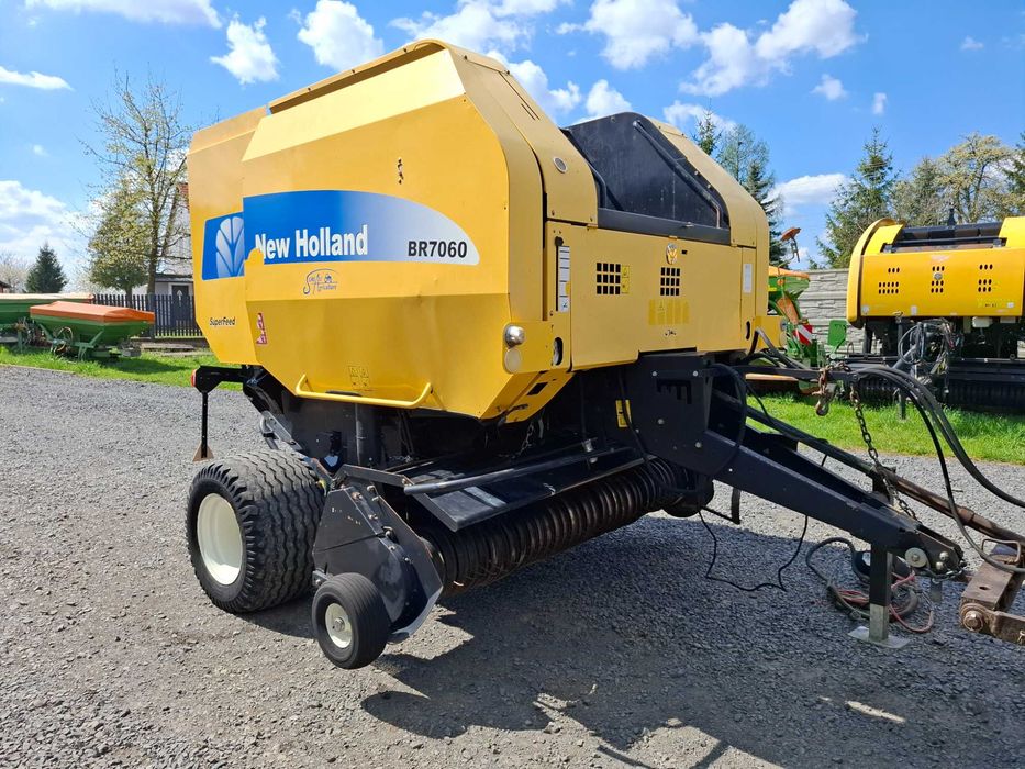 NEW HOLLAND BR 7060, rotor, siatka, prasa rolująca