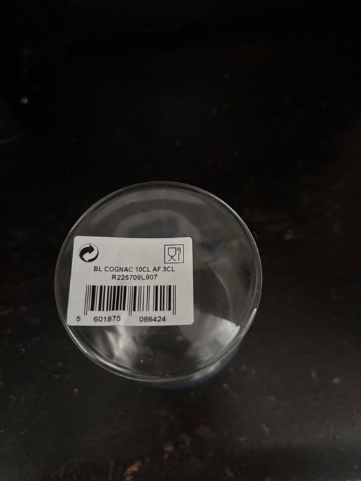 Copos de cognac 10cl cristal