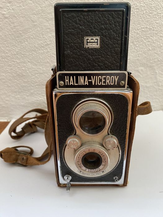 Maquina fotografica Halina Viceroy com estojo