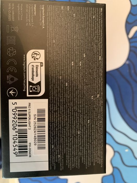 Logitech G Pro X Superlight 2 (новые глайды)