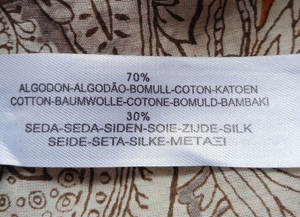 Massimo Dutti koszula bluzka damska z jedwabiem