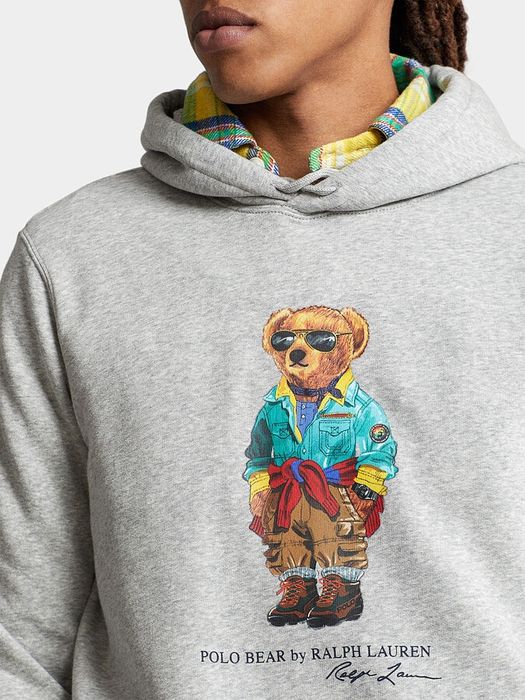Polo Ralph Lauren bluza z misiem z kapturem S