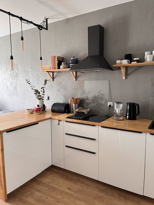 Białe fronty do kuchni IKEA METHOD wysoki polysk 15 sztuk